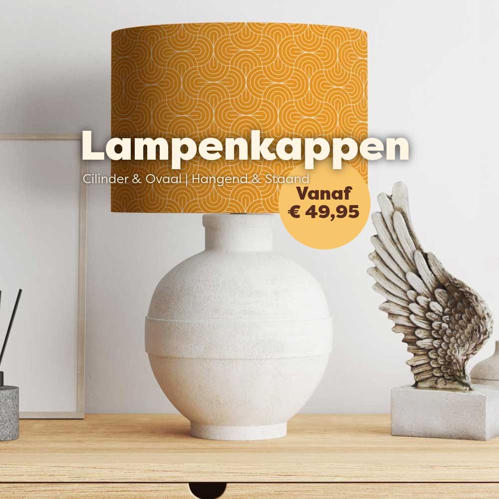 lampenkappen - lampenkap - bedrukte lampenkap - lampenkap met print